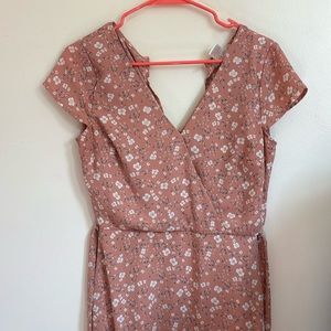Pink flower dress